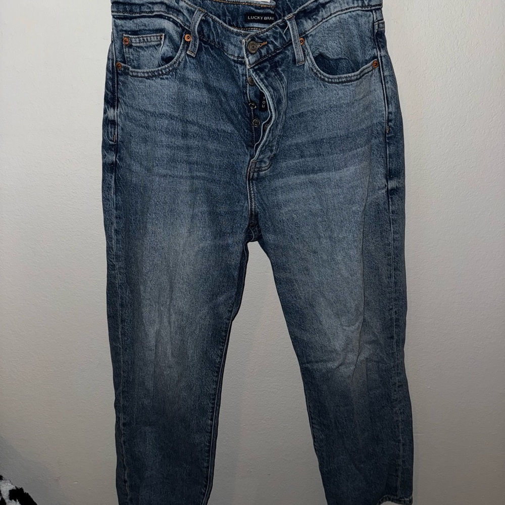 Lucky Brand Women's Blue Boyfriend Jeans